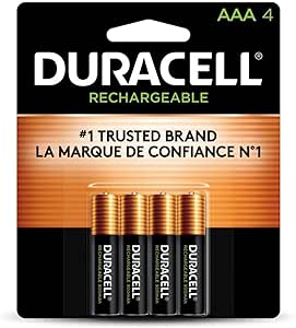 Duracell | Precharged Recharg Battery AAA Pack of 2 | DX2400B4N
