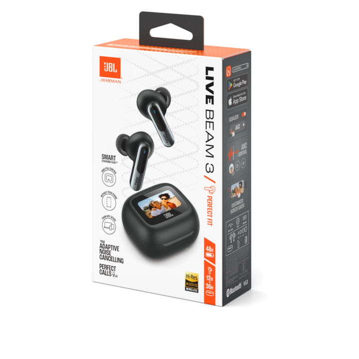 JBL |  Live Beam 3 True Wireless Noise Cancelling Closed / Beam - Black | JBLLIVEBEAM3BLKAM  | PROMO ENDS JAN 2 | REG PRICE $279.99