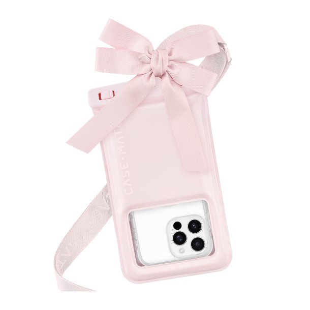 Case-Mate | Universal Waterproof Floating Bow Pouch - Ballet Pink | CM056602