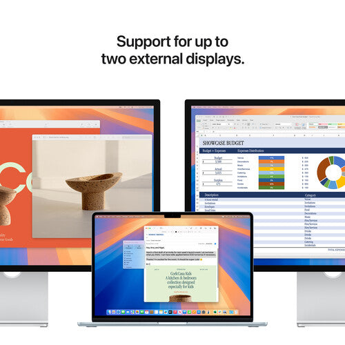 //// Apple | MacBook Air 15" M4 chip with 10-core CPU 16GB 256GB SSD - Starlight | MW1J3LL/A