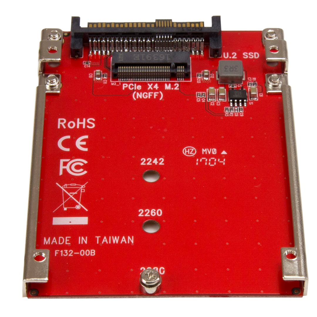 Startech | Adapter M.2 To U.2 M.2 PCIe NVMe SSDs | U2M2E125