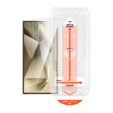 HyperGear | Tempered Glass Screen Protector Samsung Galaxy S24 Ultra 5G w/Installation Applicator Tray | 15-13568