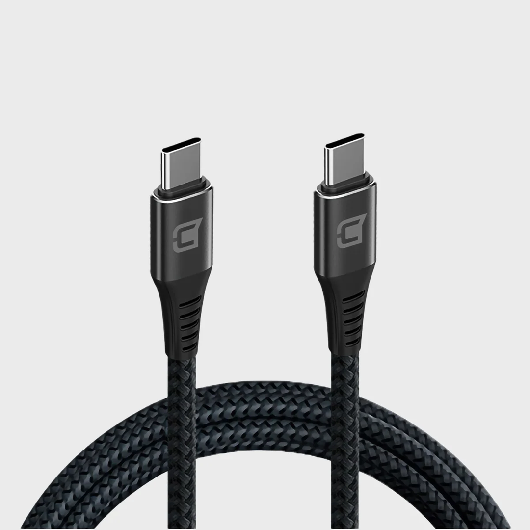 Caseco | Aramid Fiber Type-C to Type-C Cable 100W 3FT - Black | C0515-66