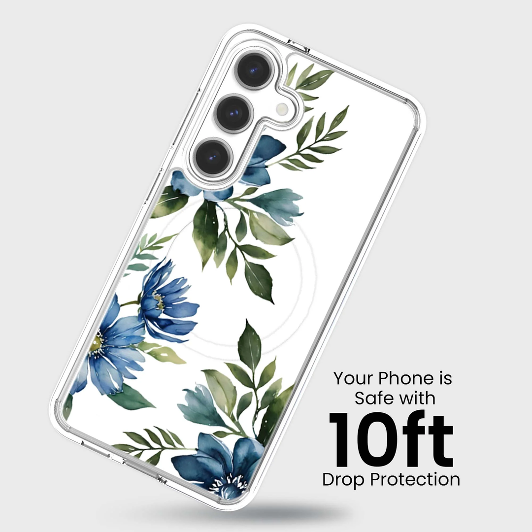 Caseco | Case for Samsung S26 - Blue Floral | ED24F3-FL