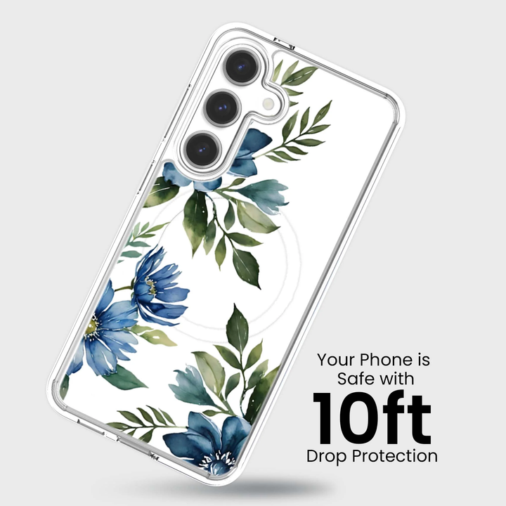 Caseco | Case for Samsung S26 - Blue Floral | ED24F3-FL