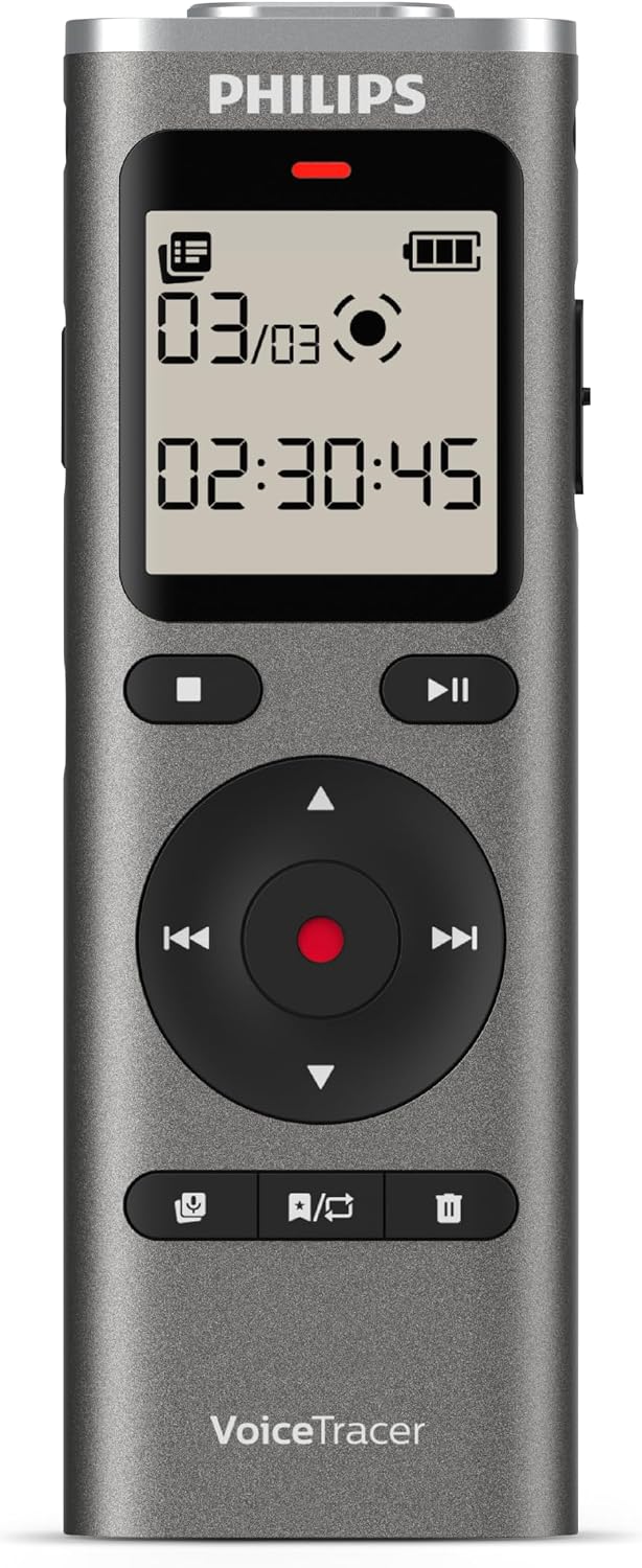 Philips | VoiceTracer digital recorder with 8GB memory | DVT1170/00
