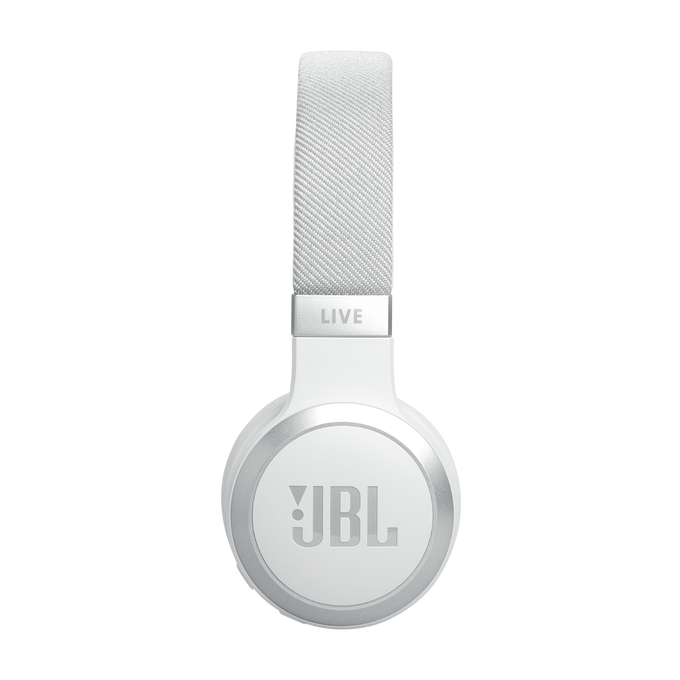 JBL | Live 670NC Wireless On-Ear True Adaptive Headphones - White | JBLLIVE670NCWHTAM PROMO ENDS NED