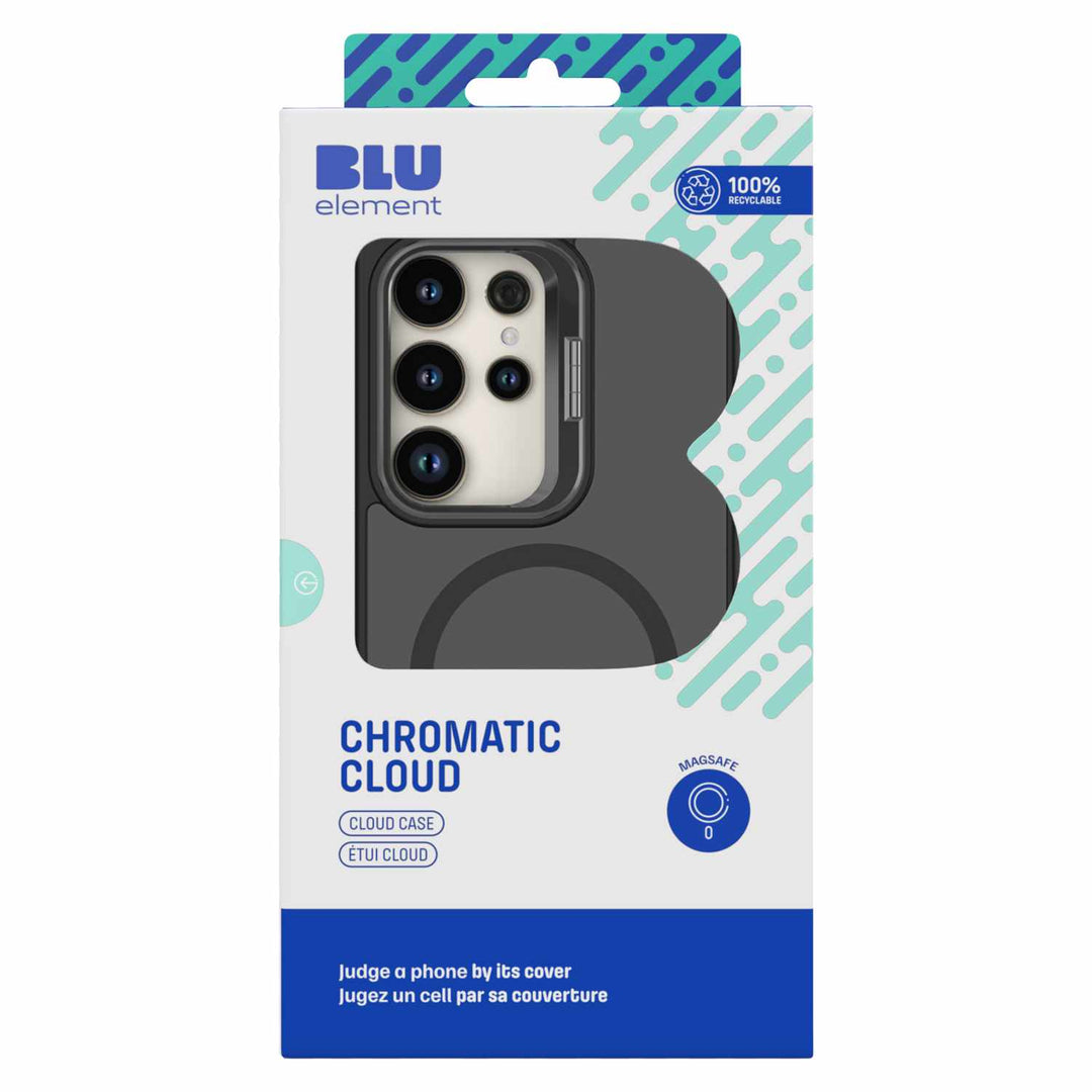 /// Blu Element | Chromatic Cloud Kick MagSafe Case for Samsung Galaxy S24 - Black | 120-7925 TRANSITION TO S25