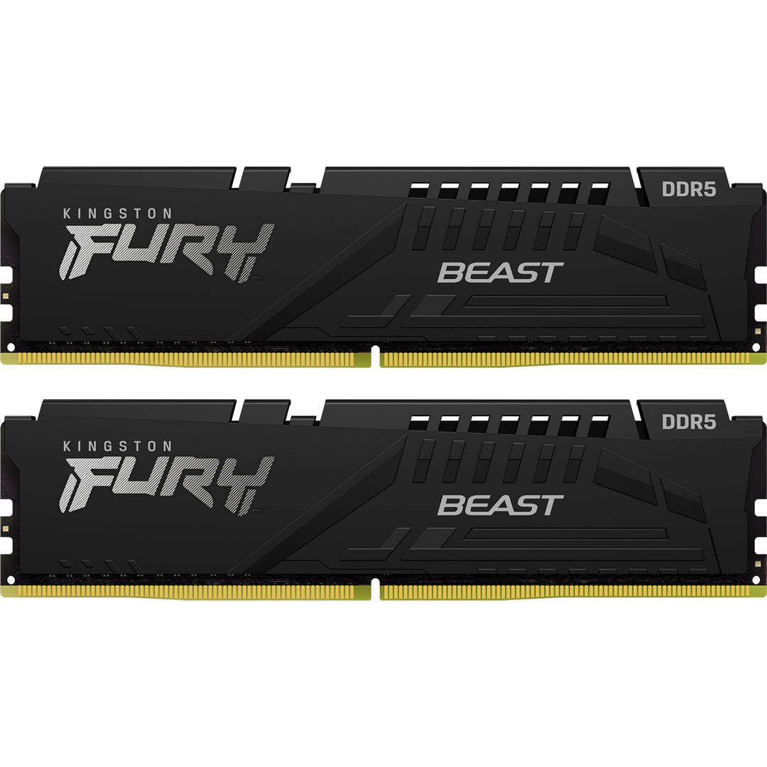 Kingston | FURY Impact 32GB (2 x 16GB) DDR5 SDRAM Memory Kit - Black | KF556S40IBK2-32