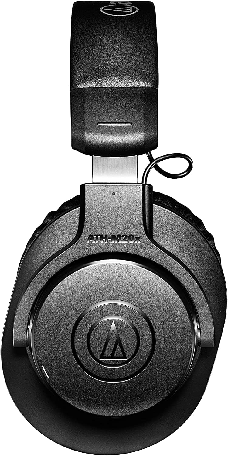 Audio-Technica | Over-Ear Sound Isolating Bluetooth Monitor Headphones - Black | ATH-M20xBT