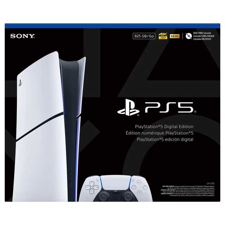 Sony | PlayStation 5 Slim Digital Edition Console 825GB | 711719021483