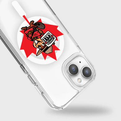 Caseco | Mountie Case Canada Is Not For Sale iPhone 16e / 15/ 14 / 13 - Clear | Z24B1-BA
