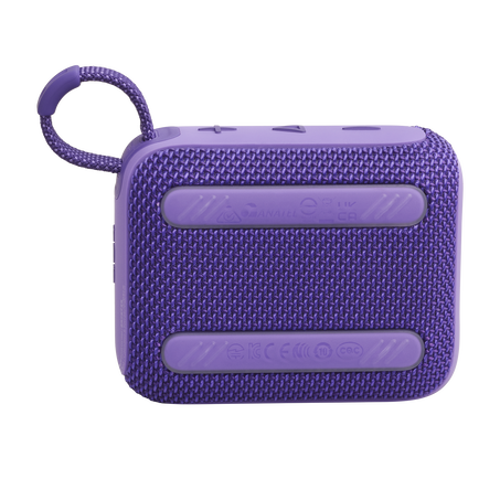 JBL | Go 4 Waterproof Bluetooth Wireless Speaker - Purple | JBLGO4PURAM