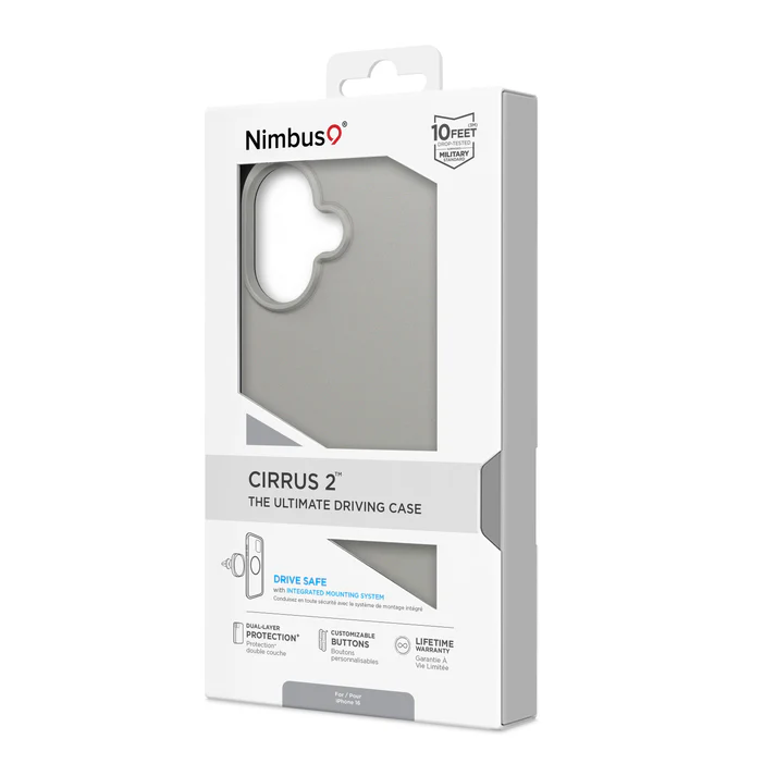 Nimbus9 | Cirrus 3 Magsafe Case iPhone 16 - Titanium | 120-8317