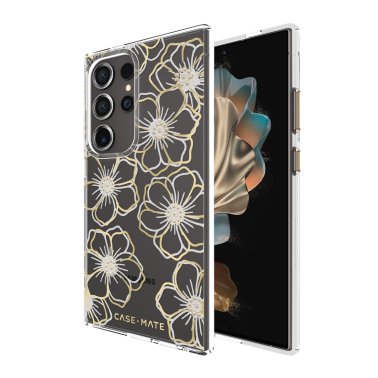 Case-Mate | Floral Gems Case Samsung Galaxy S24 Ultra - Gold | 15-12350