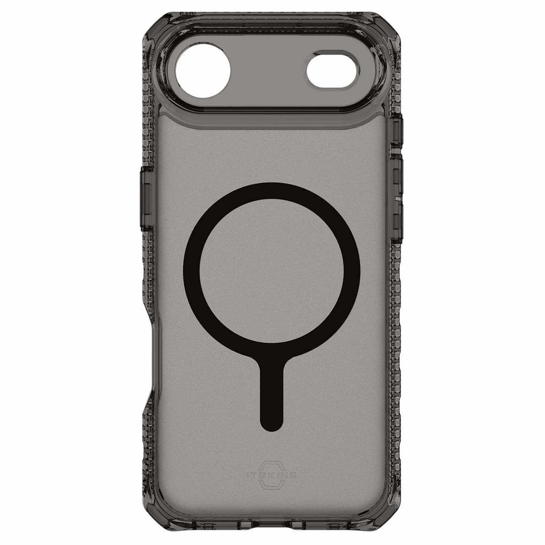 ITSKINS | Hybrid_R Vapor MagSafe iPhone 17 Air Case - Smoke | AP7RHBVARSMOK