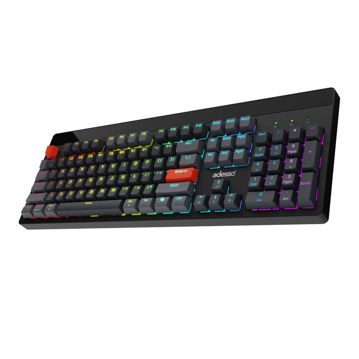 Adesso |  Illuminated Mechanical VIA Keyboard With CoPilot Ai Hotkey Wired/Wireless/Bluetooth Multi-OS |  EASYTOUCH 1300