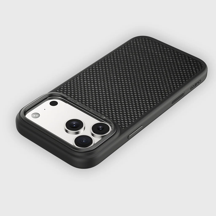 Caseco | Aramid Fiber Weave Pattern iPhone 17 Pro Case - Black | C28E7-51