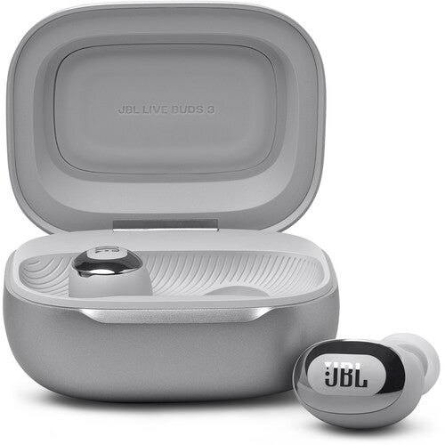 JBL | Live Buds 3 In-Ear Noise Cancelling True Wireless Earbuds - Silver | JBLLIVEBUDS3SILAM
