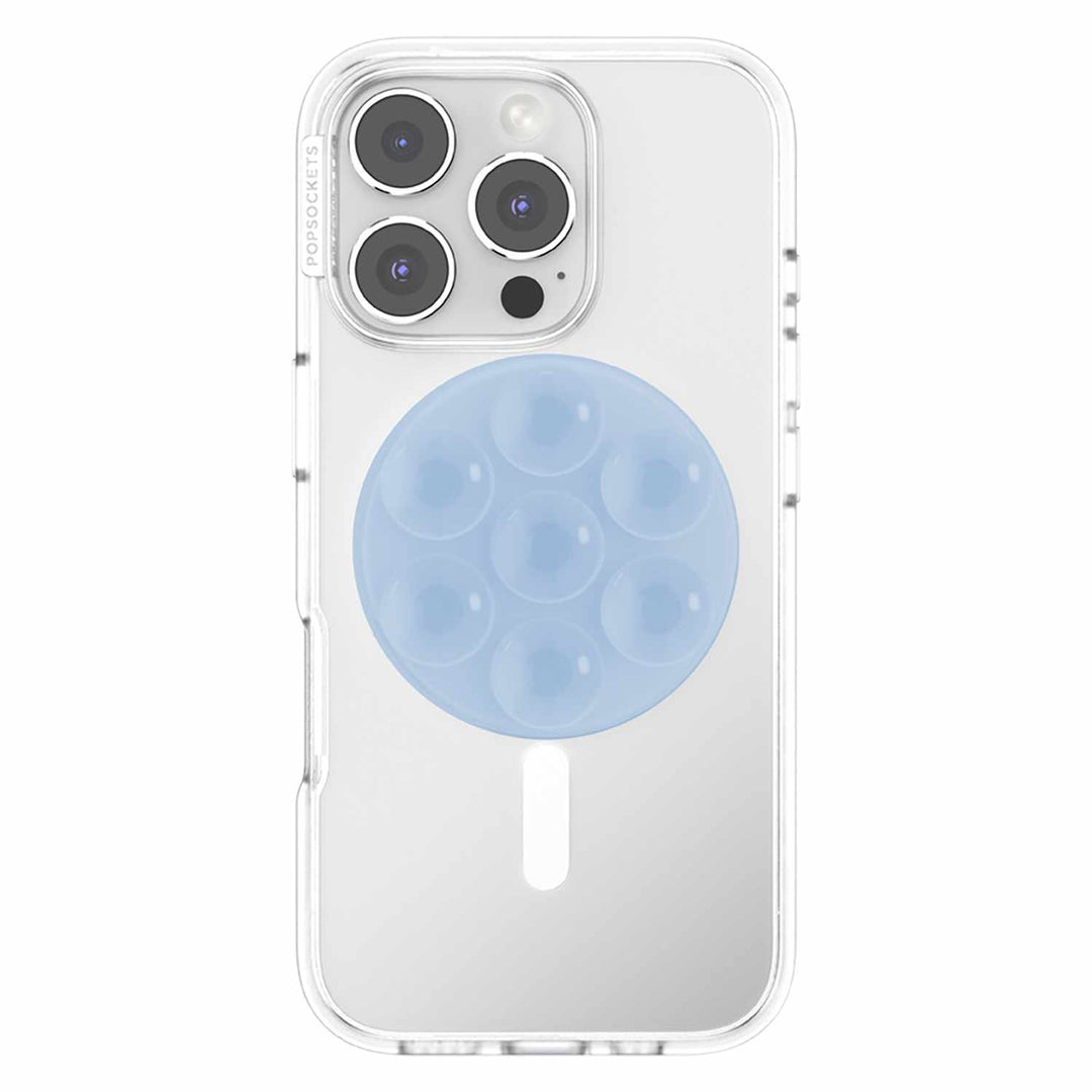 PopSockets | PopGrip Suck-Up for MagSafe Round with Adapter - Frost | 807714