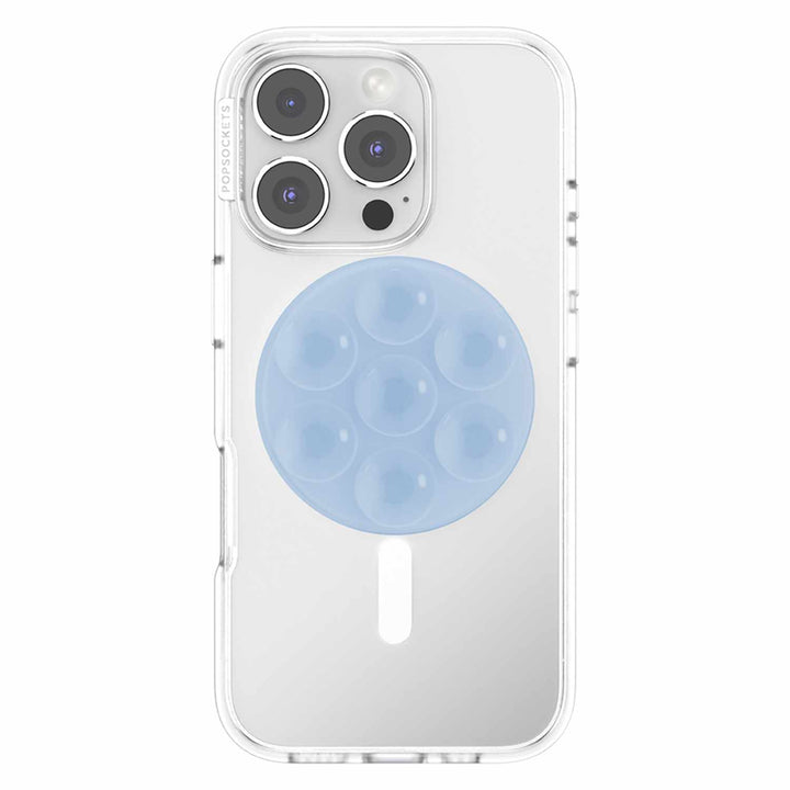 PopSockets | PopGrip Suck-Up for MagSafe Round with Adapter - Frost | 807714