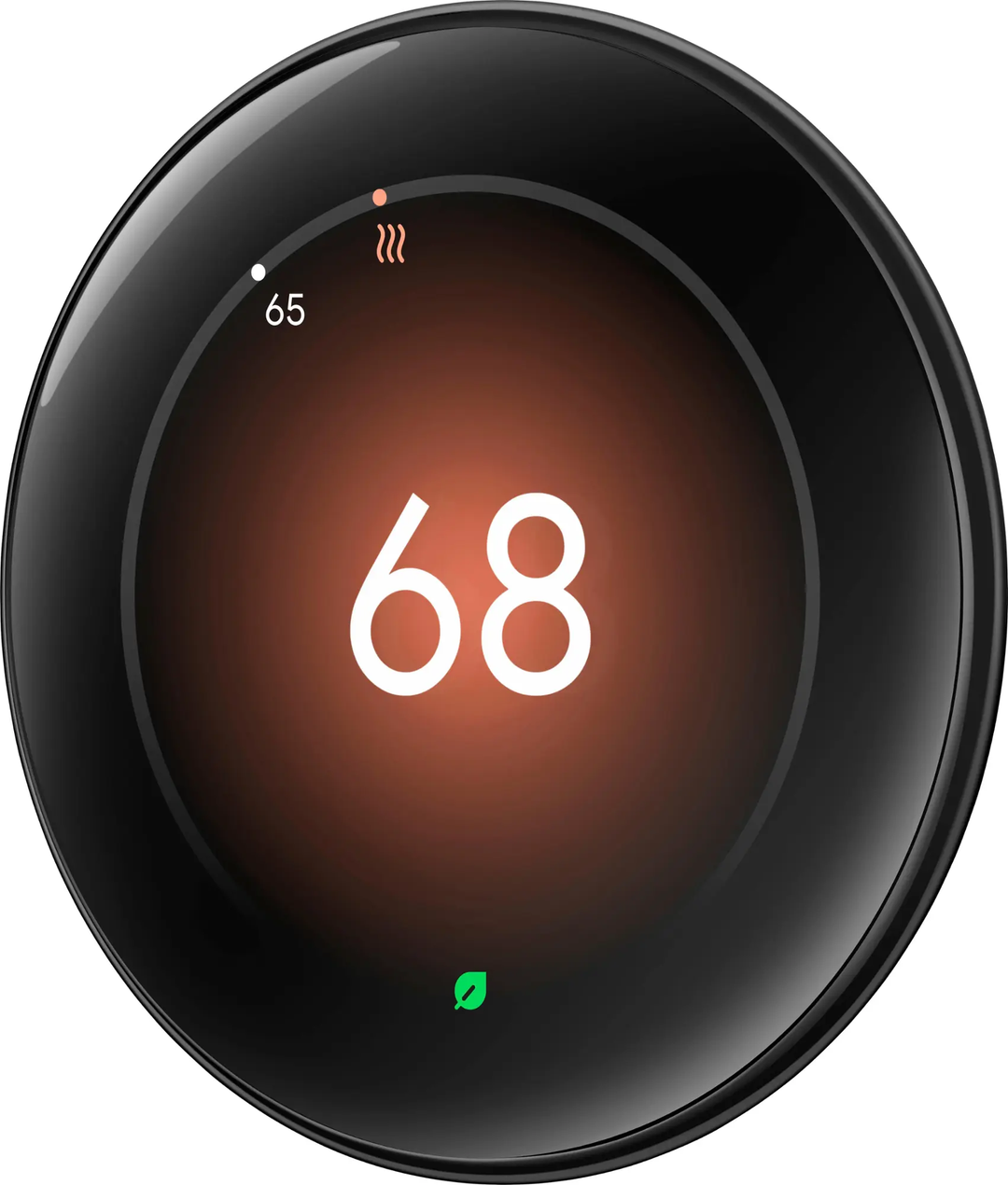 Google | Nest Wi-Fi Smart Learning Thermostat (4th Generation) with Nest Temperature Sensor (2nd gen) - Polished Obsidian |