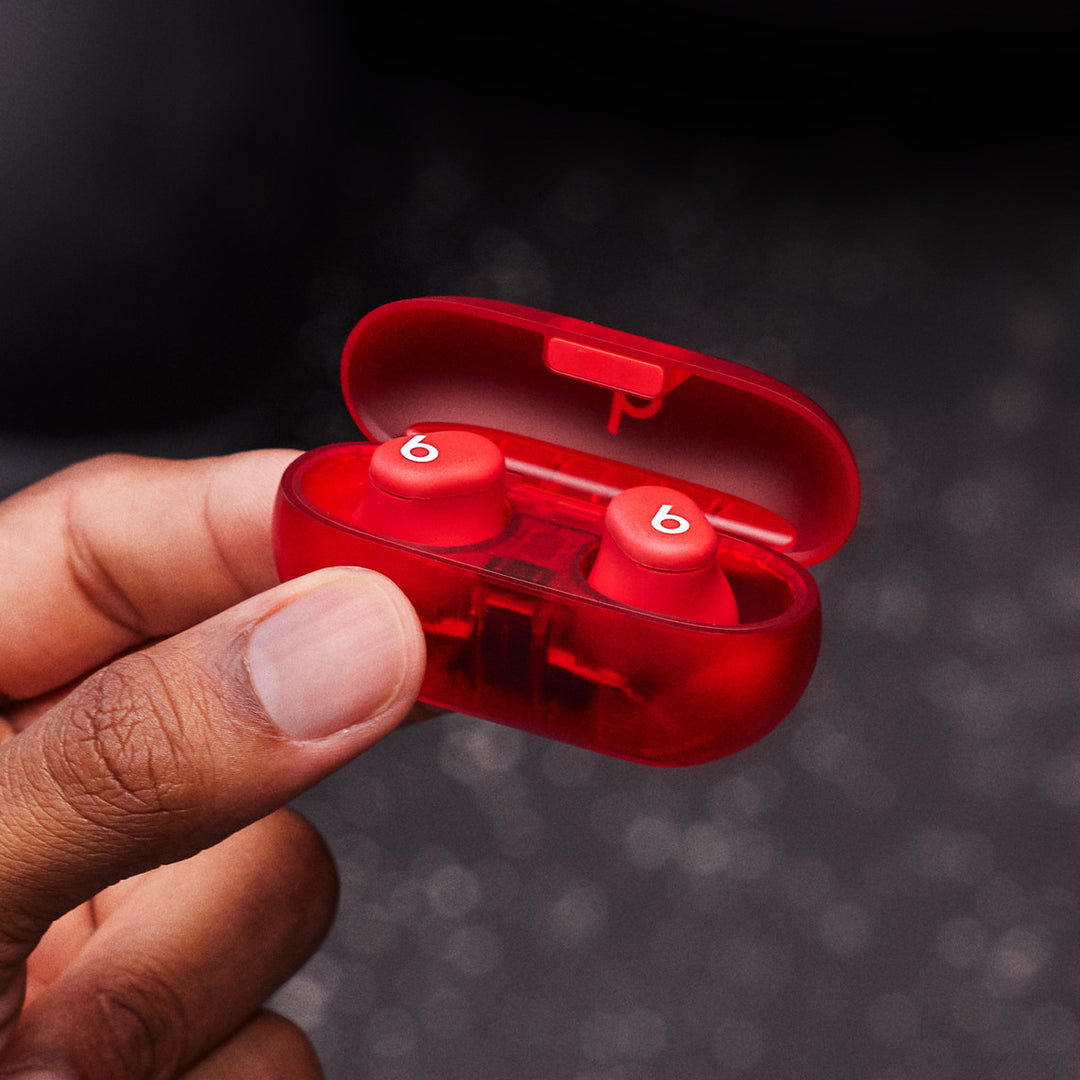 Beats | Solo Buds True Wireless Earbuds - Transparent Red | MUW03LL/A