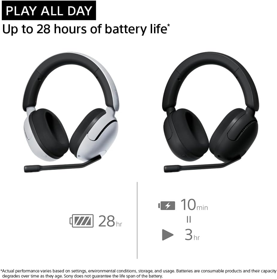 Sony | INZONE H5 Wireless Gaming Headset - White | WHG500/W