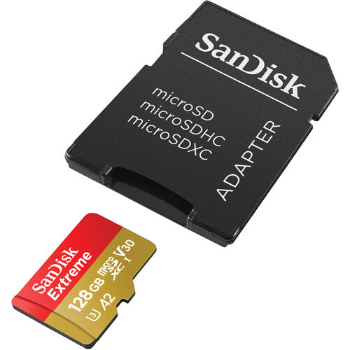 SanDisk | Extreme Plus 128GB 250MB/s microSD UHS-I Memory Card | SDSQXBJ-128G-GU6MA
