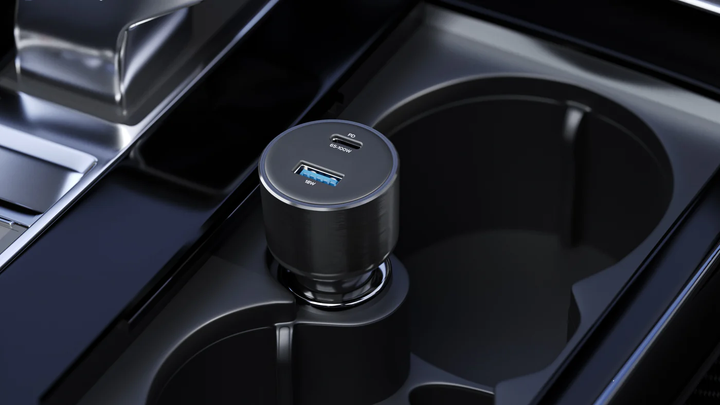 Alogic | Car Charger 2 Port Rapid Charge 100W USB-C PD USB-A 18W - Black | CRCA100