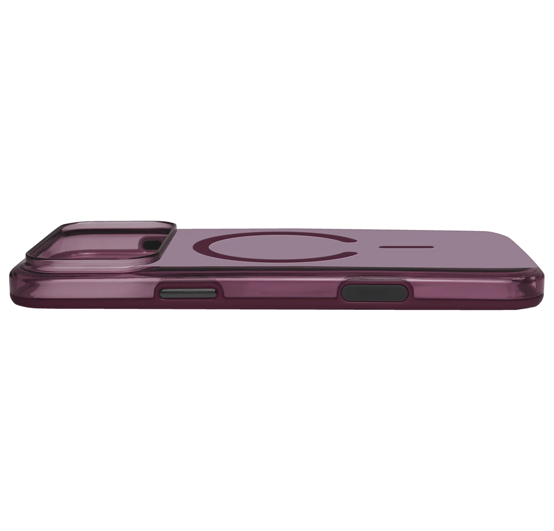 LOGiiX | Vibrance Crystal Shield for iPhone 18 Pro Max/17 Pro Max - Dark Cherry | LGX-14165