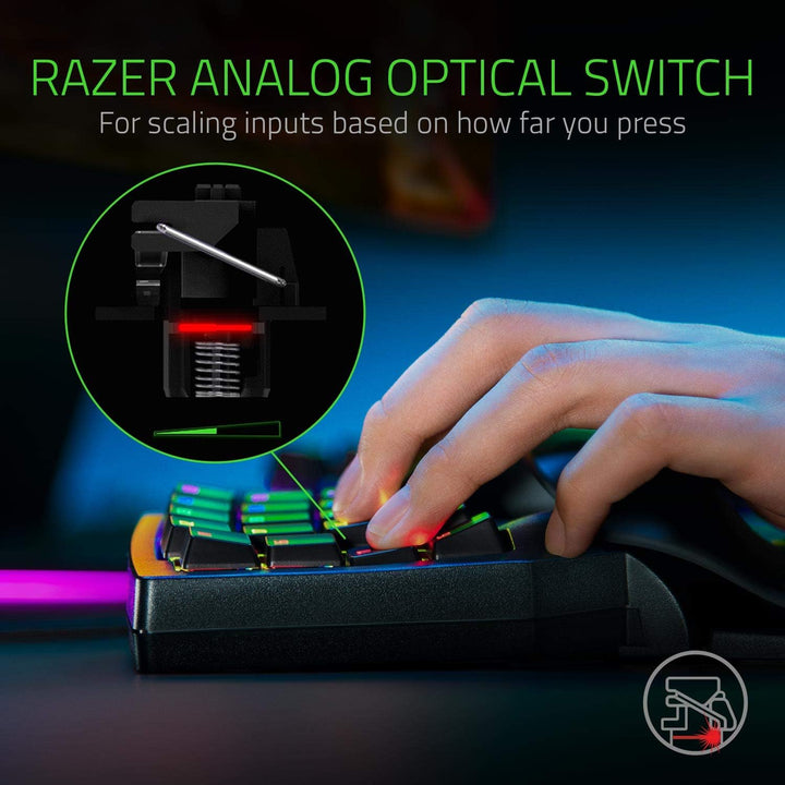 Razer Renewed | Tatarus Pro Optical Gaming Keypad - Black| RZ07-03110100-R3UR | 60 DAYS WARRANTY