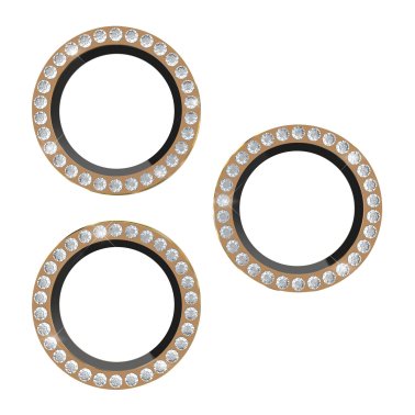 Kate Spade | Aluminum Ring Lens Protectors iPhone 17 Pro/Pro Max - Set In Stone Gold | KS057236