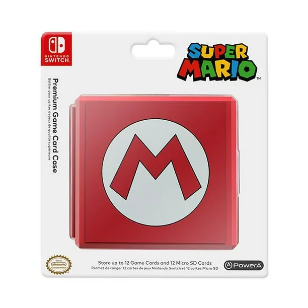 PowerA | Premium Game Card Case (12) for Nintendo Switch - Super Mario | 1502970-01