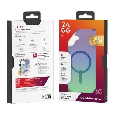 ZAGG | Milan Graphene Snap Case iPhone 16 Plus - Raven Feather | 15-13412