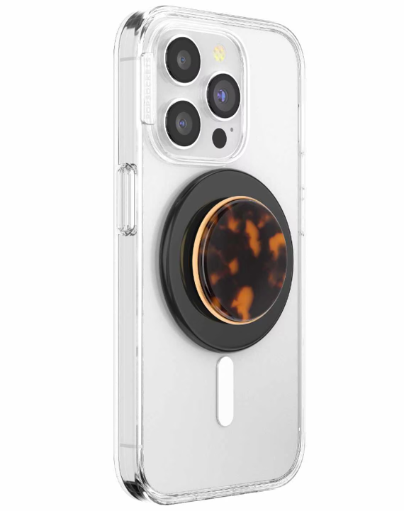 //// Popsockets | PopGrip for MagSafe Round with Adapter Ring - Tortoise | 123-0512