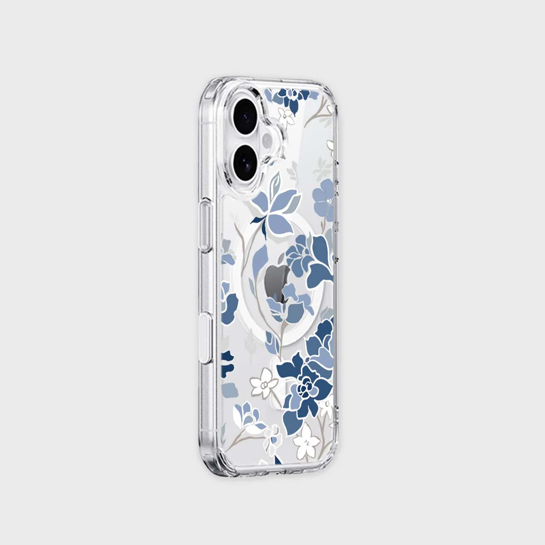 Caseco | Blue Pattern iPhone 17 - Floral | ED24E5-BP