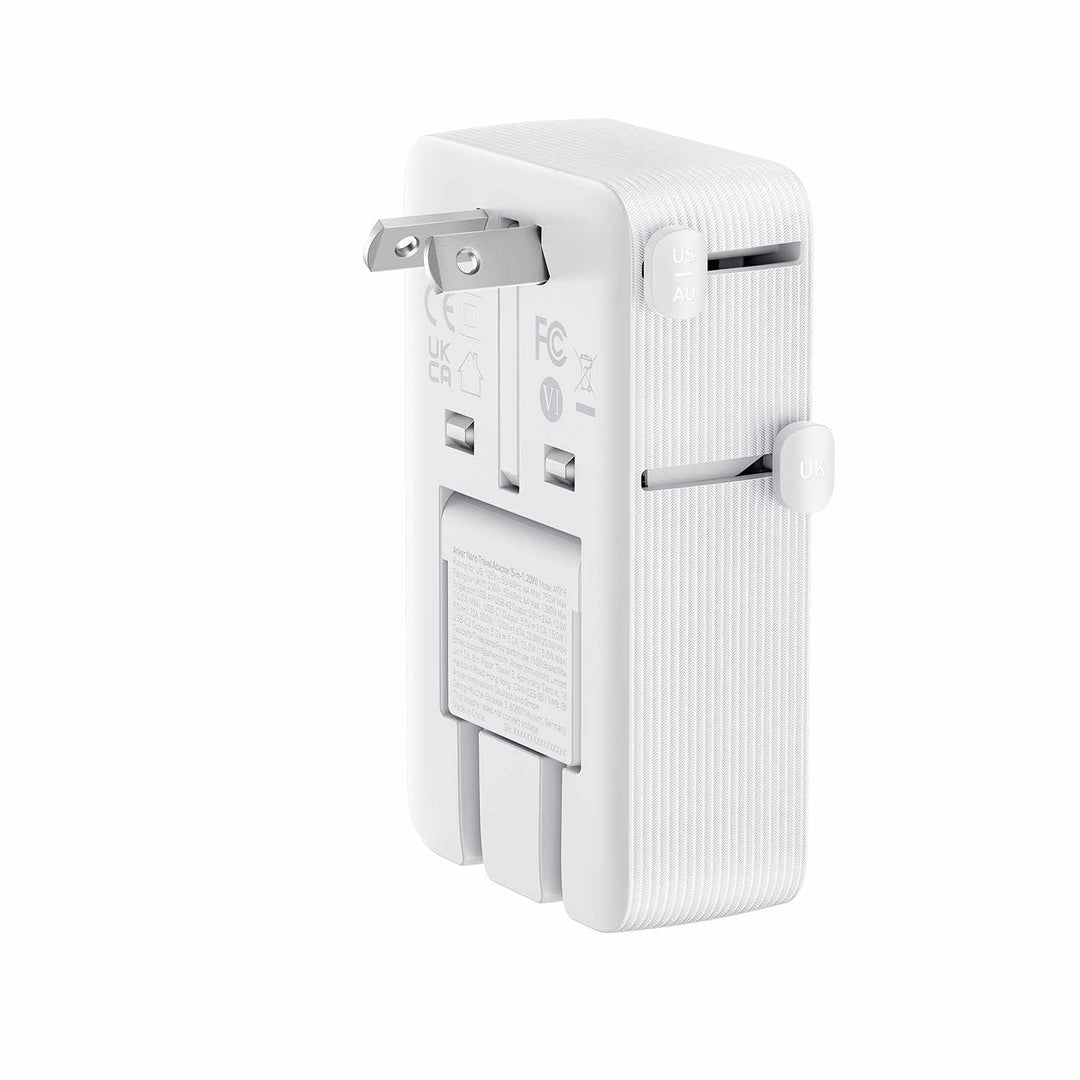 Anker | 5-in-1 20W Nano Travel Adapter - White | A9215J215