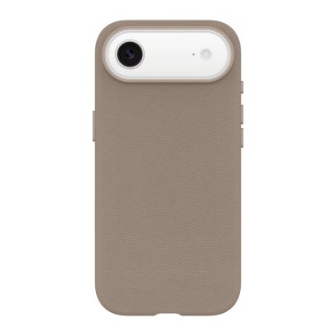 OtterBox | Symmetry Cactus Leather w/MagSafe iPhone 17 Air + Camera Control Case - Grey Comfort | 77-99040