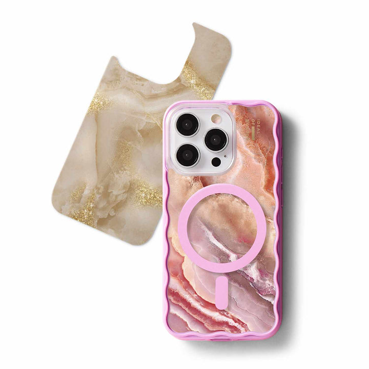 Ideal of Sweden | Print Pack iPhone 17 Air Case - Blush Pink Marble | IDPP07583