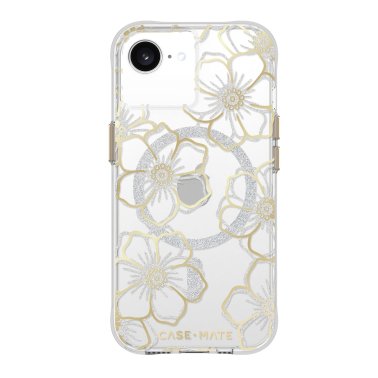 Case-Mate | Floral Gems MagSafe Case iPhone 16e / 15 / 14 / 13 - Gold | CM056558