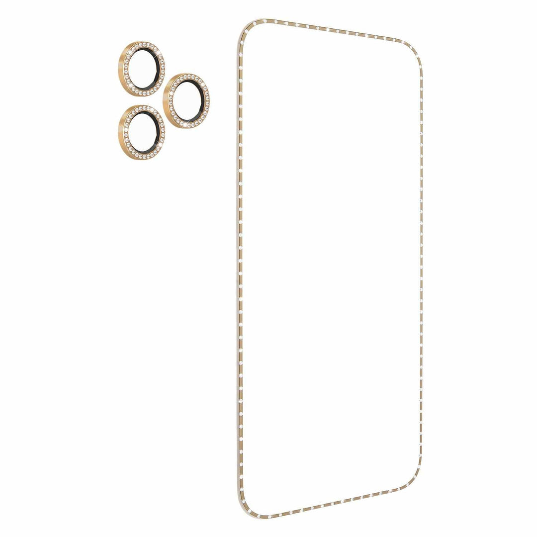 Kate Spade | Screen & Lens Protector Style Kit iPhone  17 Pro Max/ 16 Pro Max Set in - Stone Gold | KS058002