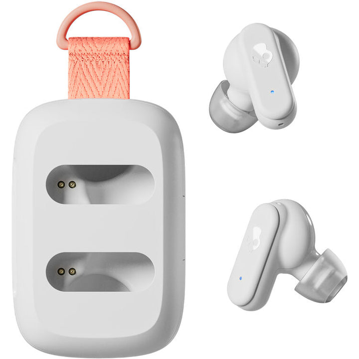 Skullcandy | Dime 3 In-Ear Sound Isolating True Wireless Earbuds - Bone Orange Glow | S2DCW-R951