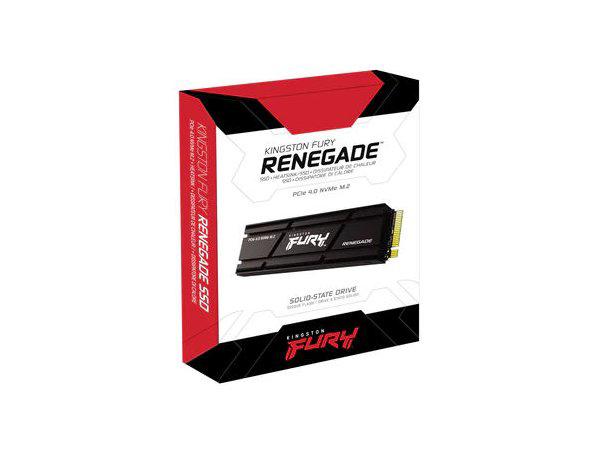 Kingston | FURY Renegade PCIe 4.0 NVMe M.2 4TB SSD w Heatsink | SFYRDK/4000G