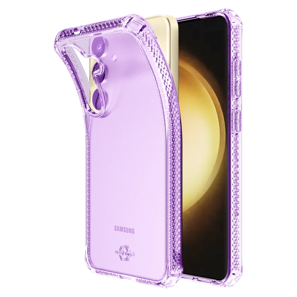 ITSKINS | Spectrum_R Clear Case Light for Samsung Galaxy S25 - Purple | 120-9158