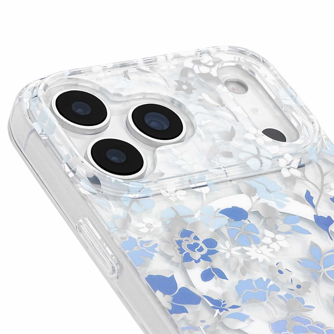 Kate Spade | Protective MagSafe iPhone 18 Pro Max/17 Pro Max  - Flowerbed Blue | KS061212