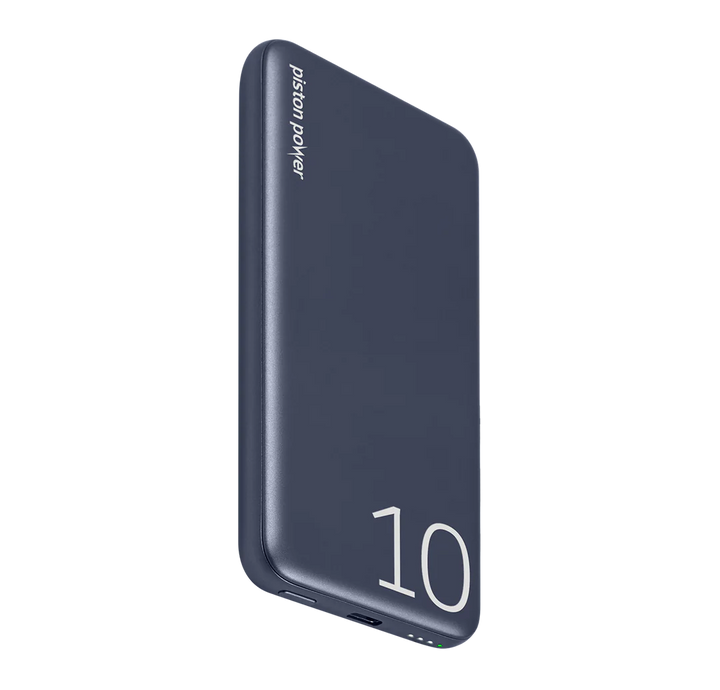 LOGiiX | Piston Power 10000 mAh Aluminum Power Bank - Midnight Blue | LGX-13670