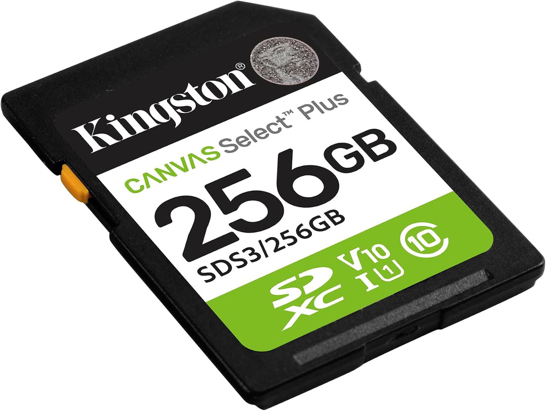 Kingston | Canvas Select Plus 256GB 150MB/S C10 SD Card | SDS3/256GB