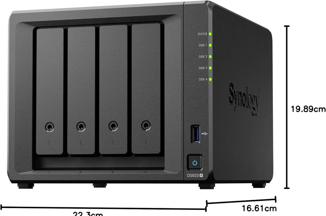 Synology | 4-Bay NAS with Extendable Capacity 4GB RAM | DS925+