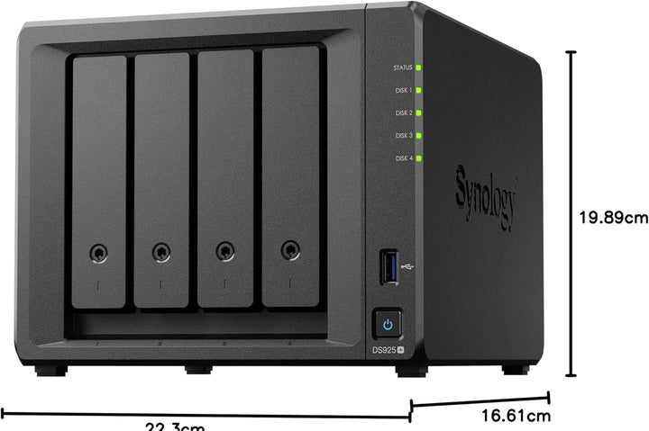 Synology | 4-Bay NAS with Extendable Capacity 4GB RAM | DS925+